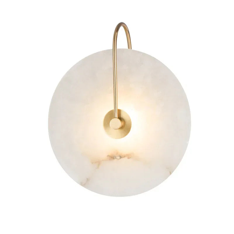 Nordic Marble Moon LED Wall Sconce