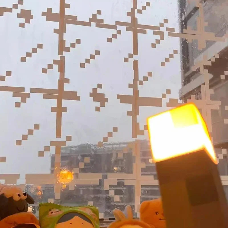 Pixel-Style Window Stickers