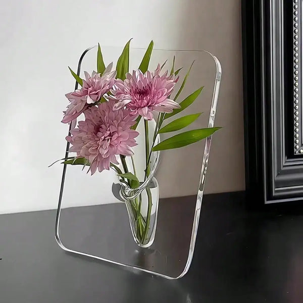 Frame Acrylic Flower Vase