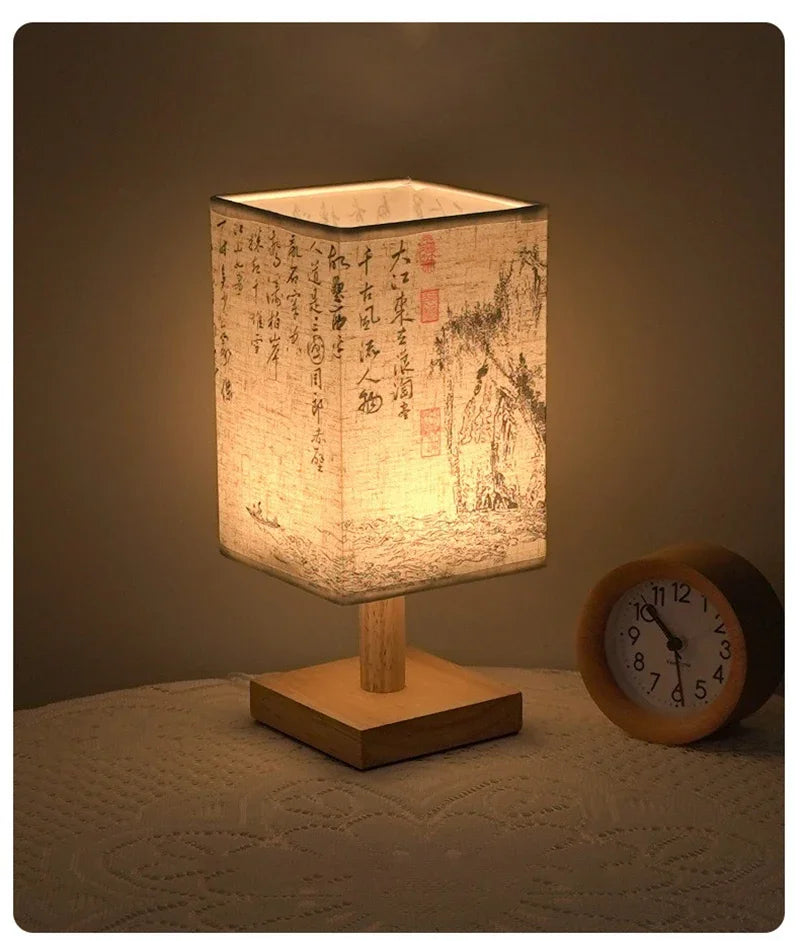 Minimalist Linen Lamp