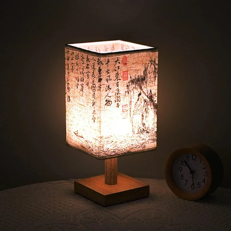 Minimalist Linen Lamp