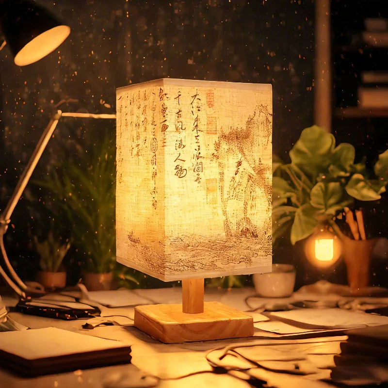 Minimalist Linen Lamp