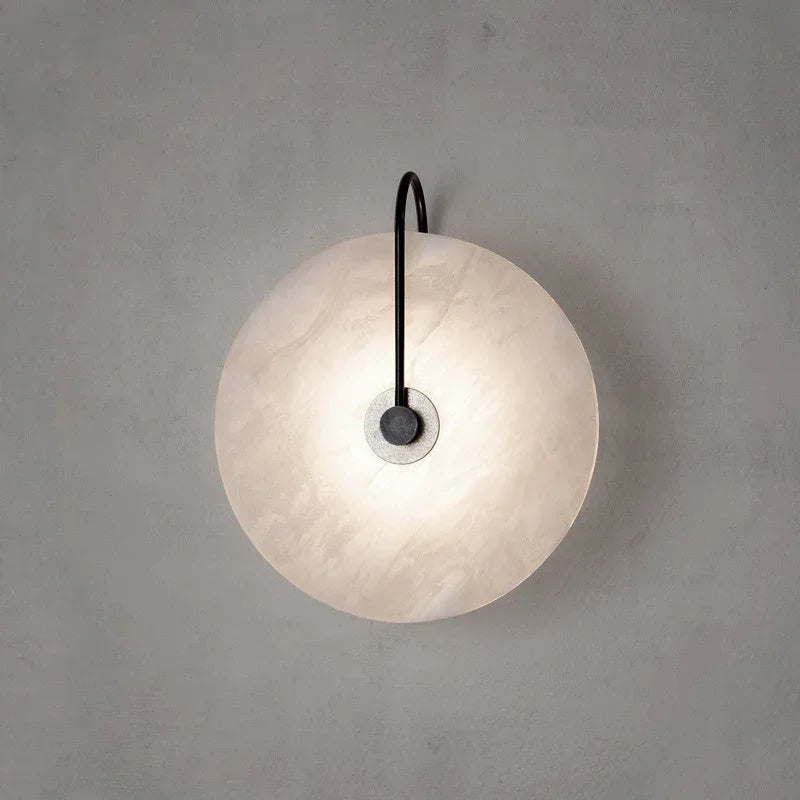 Nordic Marble Moon LED Wall Sconce